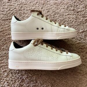 Authentic P448 Jhon Leather luxury White Sneakers Women’s Size 39 / 8.5-9 US